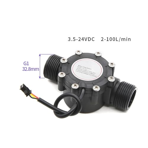 Medidor de caudal YF-G1 sensor de flujo contra fallos en agua líquida 2