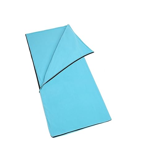 VICASKY Camping Cool Weather Fleece with Storage Bag Lightweight for Hiking Outdoor Activities Sky Blue