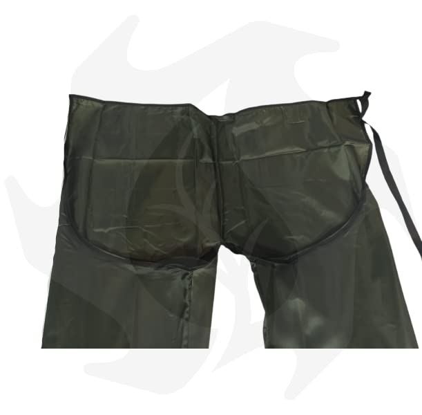 Copri pantaloni protezione per decespugliatore, giardinaggio traspirante in nylon (Verde)
