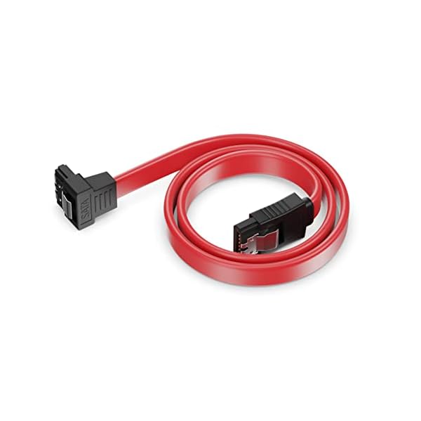 deleyCON 6x 50cm SATA 3 Kabel im Set SATA III Datenkabel - HDD SSD Verbindungskabel Anschlusskabel Metall-Clip 6 GBit/s… – Bild 4