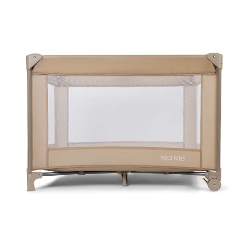 Red Kite Sleeptight Travel Cot - Biscotti