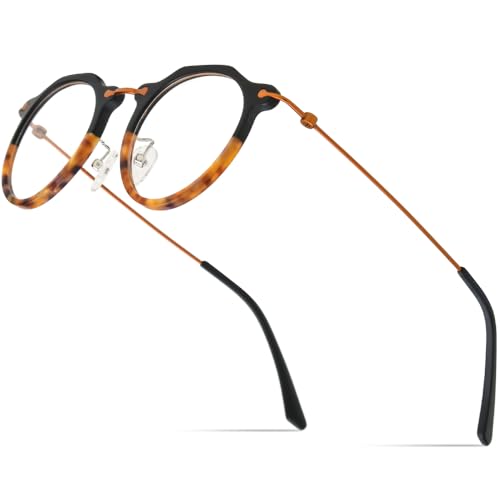 Image of FONEX Acetate Titanium Glasses Frame Men 2024 New Square Eyeglasses Spectacles Eyewear F85843