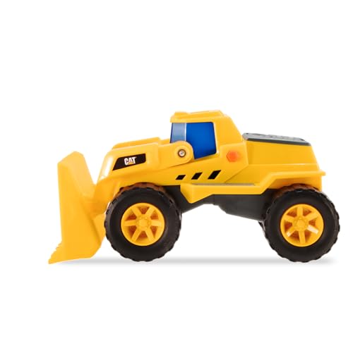 CAT Construction Toys, Future Force Front Loader Toy, With Lights And Sounds, Ages 3+ Yellow - Electro-Power Sounds, Next-Gen Glow Effects, Articulated Features - Indoor/Outdoor Play!