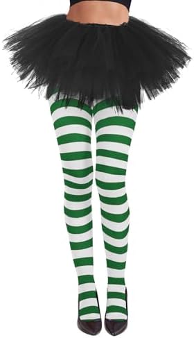 American Trends Striped Tights for Women, Halloween Witch Costume Tights