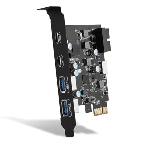 Carte PCIe USB ULS-6210 pour ajouter des ports Type-C sur un PC fixe