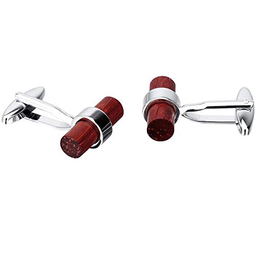 Shirt Manchetknopen voor Heren Fijn cadeau Manchetknopen Hout Manchetknopen Mode-sieraden - Image 5