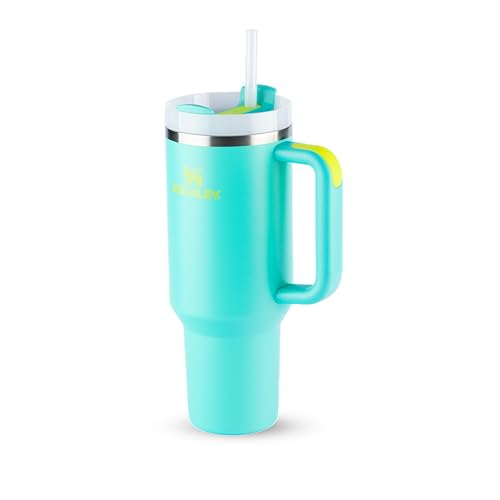 Stanley - Copo Quencher H2.0 FlowState 887ml - Copo de aço inoxidável com tampa, isolamento a vácuo,