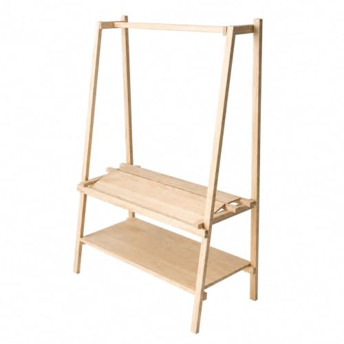Solid Wood Poster Display Rack