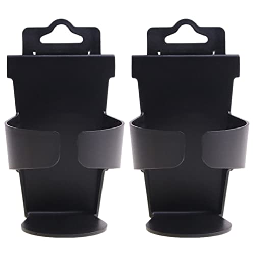 Portavasos para vehículo FAVOMOTO 2 piezas negro miniatura 1