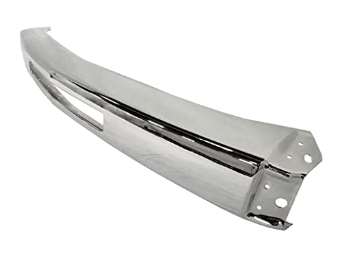 Mbi Auto - Chrome, Steel Front Bumper Impact Face Bar Compatible With 2007 2008 2009 2010 2011 2012 2013 Chevy Silverado 1500 Pickup 07-13, Gm1002831 #TOP2