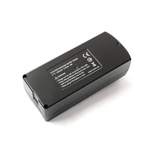CHUBORY Batteria 3,7 V 1600 mAh per drone pieghevole F89, 2 pezzi