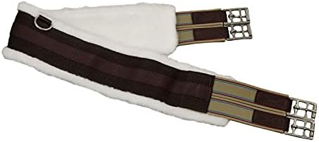 Horse Fare Products Comfy Fleece English Girth with Double Elastic (38")
