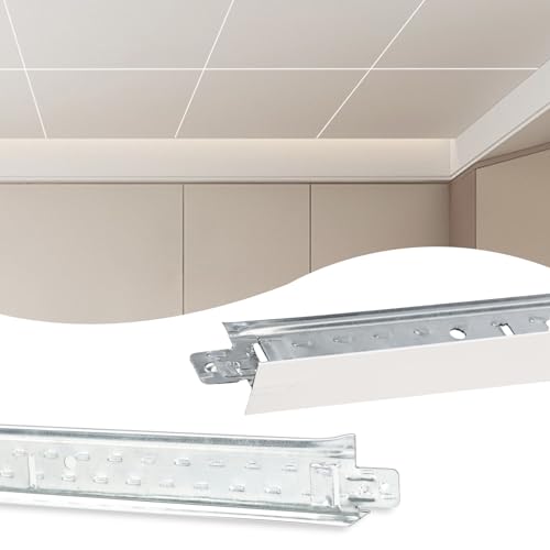 Muzata 10-Pack T-Bar Drop Ceiling Kit