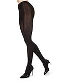 MeMoi Bamboo Blend Flat Knit Tights Black Large/X-Large