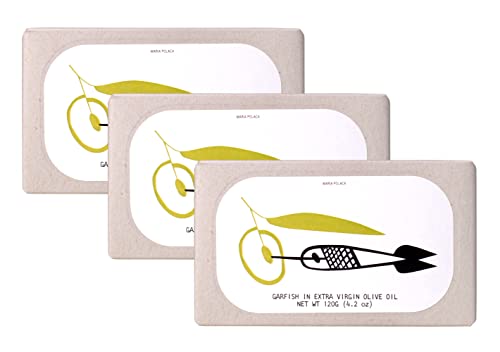 Jose Gourmet Garfish en Aceite de Oliva Extra Virgen 120g Pack 3 miniatura 1