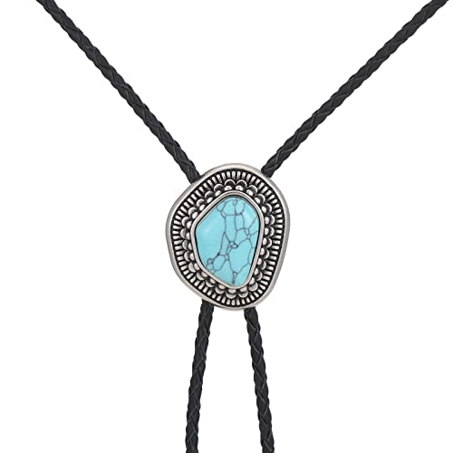 Bolo Tie For Man And Woman, Handmade Round Shape Western Cowboy Bola Tie Costume Accessories For Men Woman(Style 3) #TOP1