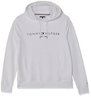 Tommy Hilfiger Men's Tommy Logo Hoody White, White, MD