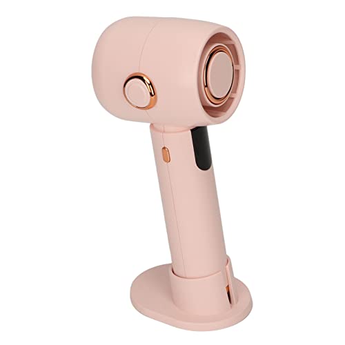 Ventilador de Turbinas Pequeñas Silenciosas sin Hoja | Ventilador Eléctrico USB de Bolsillo para Escritorio | Pantalla Inteligente LED, Turbina del Motor de Aeronaves | para el Hogar | Incluida (#1)