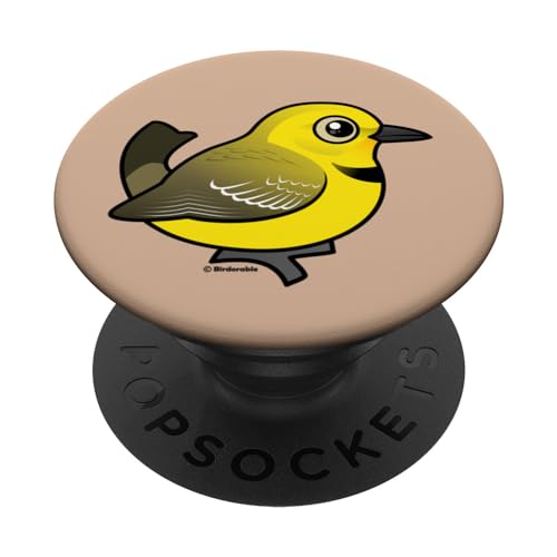 Cute Cartoon Yellow Chat Birdorable Bird Species PopSockets Swappable PopGrip