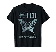 Wings Of A Butterfly design. Official Ville Valo Merchandise Ville Valo T-Shirts for Men, Women, Girls and Boys; Ville Valo Apparel; Ville Valo Tees; Ville Valo T-Shirt for Adults Lightweight, Classic fit, Double-needle sleeve and bottom hem