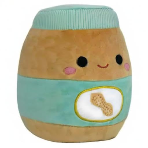 Squishmallow 12" Antoine Peanut Butter Jar - Official Kellytoy Plush