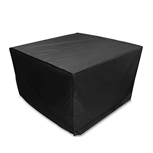 WZDD Imperméable Housse De Table Exterieur Rectangulaire 115x115x70cm, Housse De Protection Salon De Jardin Carré, Bache Table Jardin 420d Couverture De Meubles De Patio