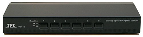 Technolink Tc-616 6-Way Stereo Amplifier/Speaker Comparator #TOP8