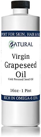 Grape Seed Oil-Cold Pressed, Virgin, Undiluted, 100% Pure Grape Seed Oil