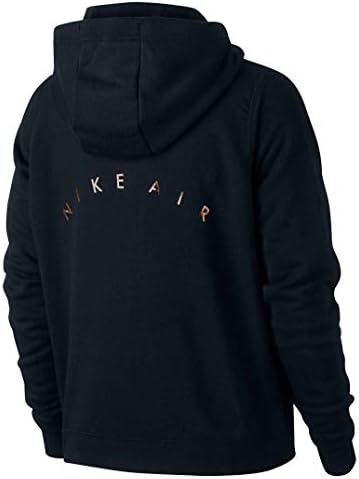 nike air black and gold hoodie