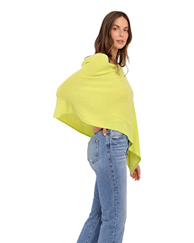 Image of CLAUDIA NICHOLE Womens 100% Cashmere Dress Topper - Cashmere Poncho Wrap