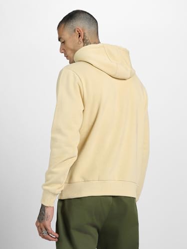 Image of Veirdo 280 GSM Cotton Fleece | Hooded Neck Full Sleeve | Regular Fit Sweatshirt | Solid Hoodie for Men | Sizes: S to 3XL