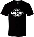 100% cotton Funny Men t Shirt White t-Shirt Tshirts Black tee Henri Selmer Paris Saxophone Men Black T Shirt