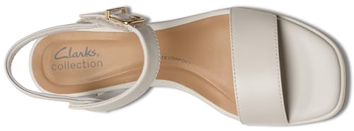 Clarks Clarks Women Jaylan Ray Off White Leather 8.5 Medium