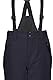 killtec Jungen Funktionshose/Skihose mit abzippbarem Latz, Schneefang und Kantenschutz KSW 79 BYS SKI PNTS, schwarz blau, 128, 37310-000