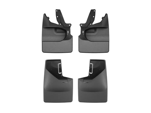 WeatherTech Custom No Drill Splash Guard MudFlaps for Ford Bronco Bronco - Front & Rear Set (110189-120145) Black