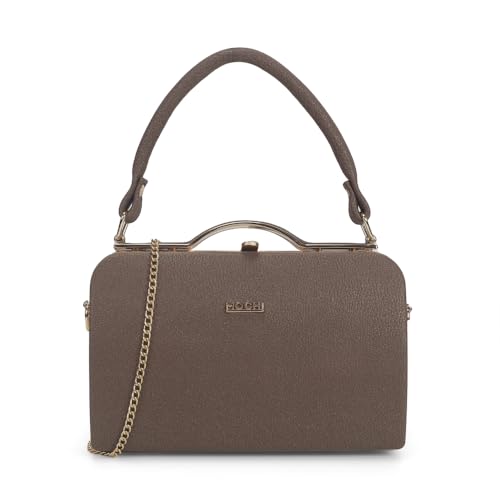 Image of Mochi Women Party /Fashion Fabric Soft Body Lock Closure Solid Clutches With 1 Pocket And 1 Compartments