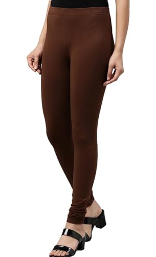 Image of Women Cotton Lycra Leggings Multicolor Pack of 2 Size Chart Waist L 28-30 inch, XL :32 inch, XXL :-34inch,3XL : 36