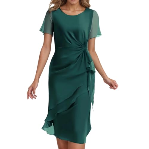 Robe d'été légère et aérée en coupe A classique pour cocktail