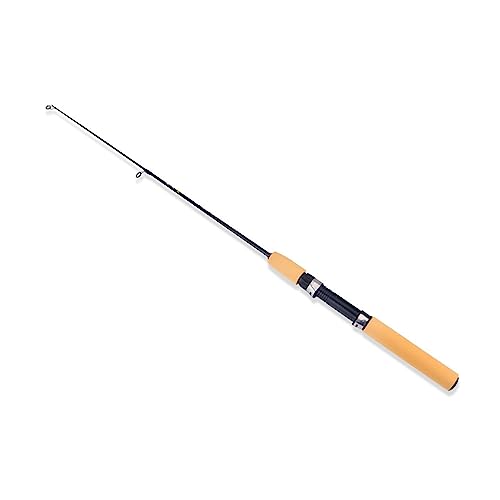 Yctze Retractable Mini Ice Winter Fishing Pole, Glass Fiber Rod for Ice Fishing Tackle