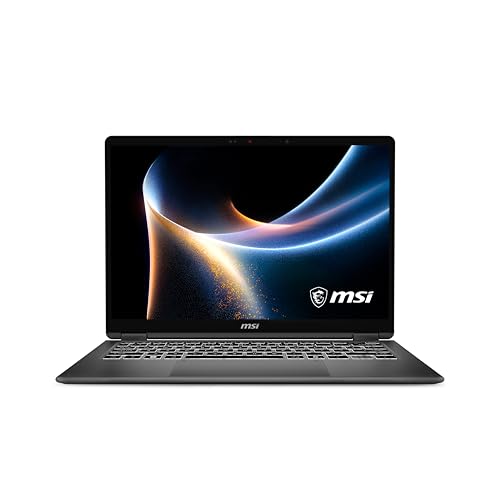 MSI Prestige 14 Flip AI+|Intel® Core™ Ultra 9 386H|Intel® Arc Graphics|14" FHD+ OLED 120% sRGB Touch Screen|32GB RAM|2TB SSD|Windows 11 Home NextGen Premium|Platinum Gray