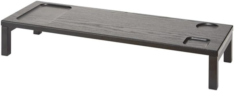 Nitori 6201712 Monitor Stand ZK005 59 Black, Width 23.2 x Depth 7.9 x Height 3.9 inches (59 x 20 x 10 cm)