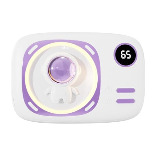 Calentador de manos USB - Calentador de manos recargable | Calentador de manos USB portátil de 5 V con luz nocturna, batería calefactora de bolsillo multifuncional con cable de carga, banco de energía
