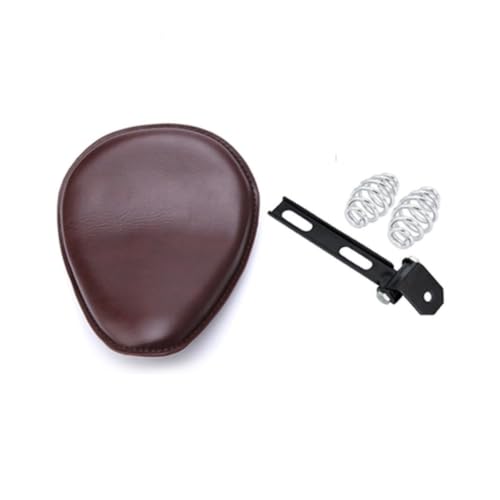 Cojín de cuero para moto con muelles circulares de diseño universal