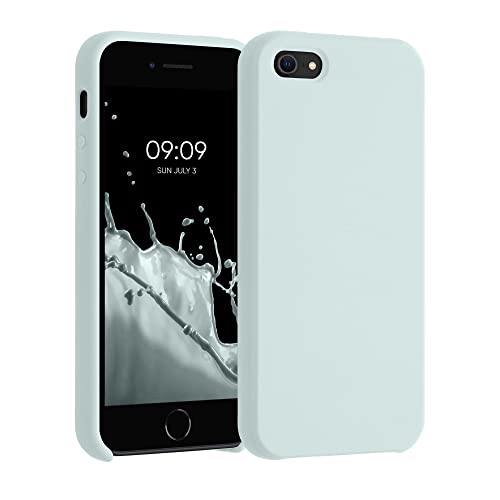 kwmobile Case Compatible with Apple iPhone SE (1.Gen 2016) / iPhone 5 / iPhone 5S Case - TPU Silicone Phone Cover with Soft Finish - Cool Mint