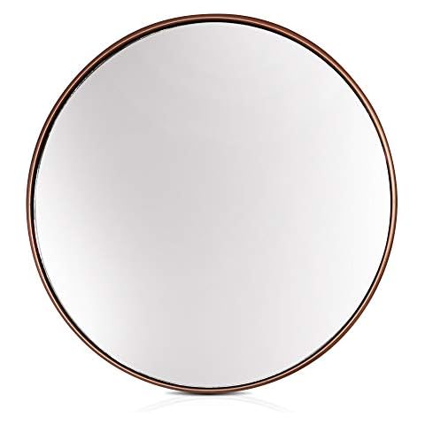 Elegance by Casa Chic - Espejo de Pared de Metal Oro Rosa Cover