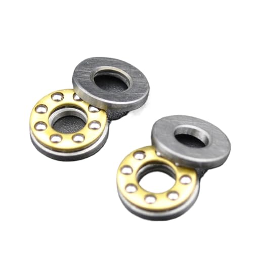 Cojinete de empuje F4-9M axial mini de 4x9x4 mm para maquetas y pequeños motores 2 uds