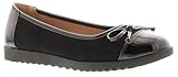 chaussures bally femme Platino Chaussures plates en microfibre noire pour femme