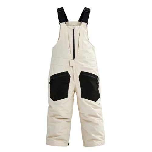 fartey Kids Snow Ski Bib Pants Waterproof Insulated Boys Snow Bib Overalls - image 5