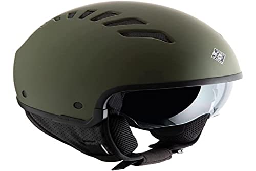 Tucano Urbano Casco Demi–Jet El'Fresh Verde Airbone Opaco M