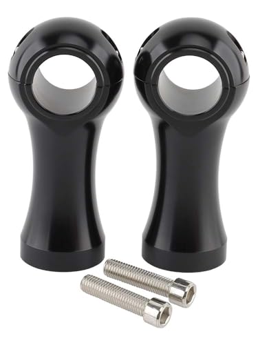 Rehausseur de guidon 32mm CNC en aluminium noir anodisé